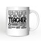 Teacher Label Mug, Funny Barcode for Dedicated Educators Gift